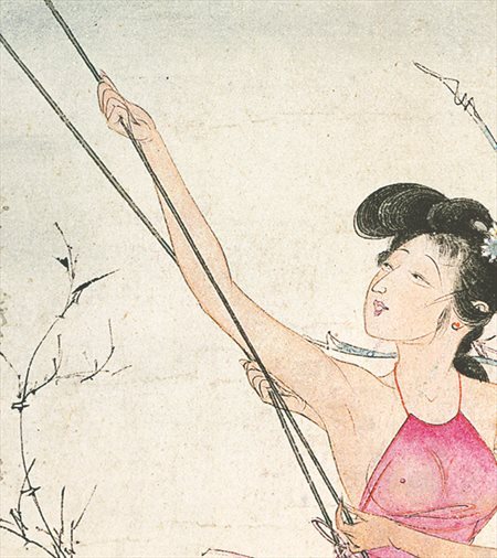 冕宁县-胡也佛的仕女画和最知名的金瓶梅秘戏图